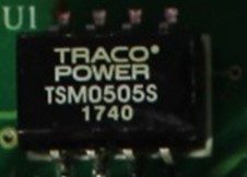 Converter (DC/DC TSM series; 1W; Input: 4.5÷5.5V; Output: 5BDC; Output: 200mA, marked TRACO POWER TSM0505S 1740