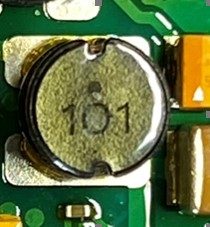 Inductance coil, marked 101