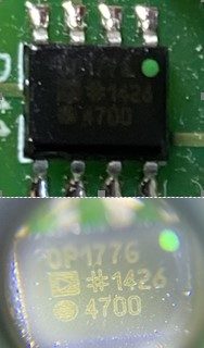 Amplifier, marked OP1776 #1426 4700