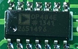 Integrated circuit, marked OP484E #1341 2651496