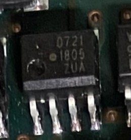 8-pin 1-channel optocoupler, marked 0721 1805 ZUA