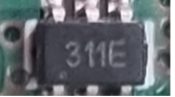 RF Amplifier HMC311SC70 — photo