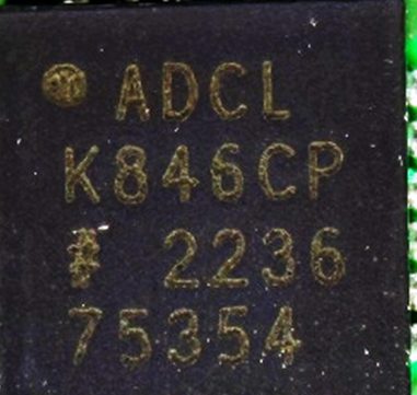 Clock fan-out buffer, marked ADCL K846CP #2236 75354