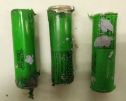 Industrial battery, marked INR18650MJ1 +ET234H212A2