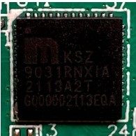Interface Chip Gigabit Ethernet Transceiver, marked KSZ 9031RNXIA 2113A2T G000002113EQA