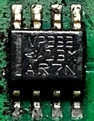 Network controller (3.3 V power supply), marked VP232 28M AR7N