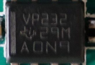 CAN Bus Transceiver, marked VP232 29M AON9