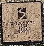 Transceiver, marked XE1205I074 1535 3699.1