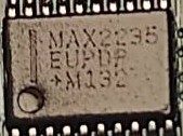 RF power amplifier, marked MAX2235 EUPDP +M132