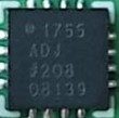 Linear voltage regulator, marked 1755 ADJ #208 08139