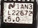 Voltage regulator, marked LM22675 1AN3
