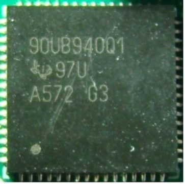 Deserializer, marked 90UB940Q1 97U A572 G3