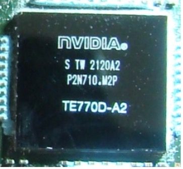Processor, marked NVIDIA S TW 2120A2 P2N710.M2P TE770D-A2