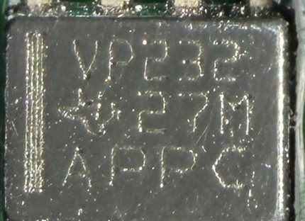 CAN transceiver, marked VP232 27M APPC