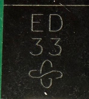 Diode, marked ED 33
