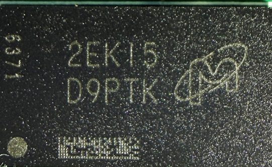Memory chip, marked 2EK15 D9PTK
