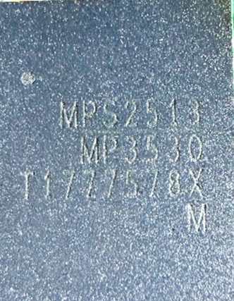 Step-down DC-DC converter, marked MPS2513 MP3530 TI777578X M