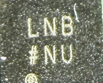 Microchip, marked LNB #NU