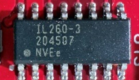 Digital isolator, marked IL260-3 204507 NVEe