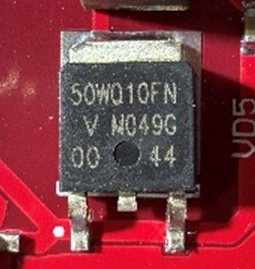 Schottky Rectifier, marked 50WQ10FN V M049G 00 44