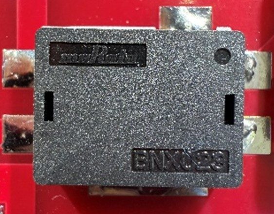 DC line filter, marked MURATA BNX023