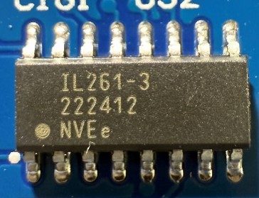 Digital isolator, marked IL261-3 222412 NVEe