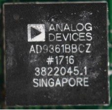 RF transceiver, marked AD9361BBCZ #1716 3822045.1