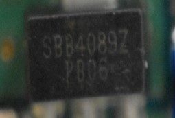 High performance InGaP HBT MMIC amplifier, marked SBB4089Z PB06