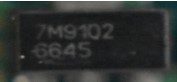 High-line amplifier, marked 7М9102 6645