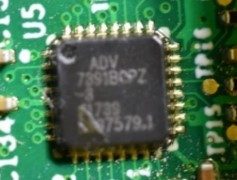 Video signal encoder, marked ADV 7391BCPZ-3 #1739