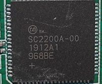 Two-channel radio frequency amplifier, marked SC2200A-00 1912A1 968BE