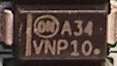Schottky diode, marked A34 VNP10