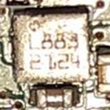 Three-axis digital compass chip HMC5883L, marked L883 2124