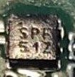 Amplifier of the radio path, marked SPF5122Z