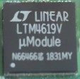 Voltage converter, marked LTM4619V N66466e4 1831MY
