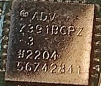 Digital to analogue converter, marked ADV7391BCPZ 3 #2204 56742841