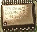 Flash memory, marked EPCQ256N GO12N VS CHN 836