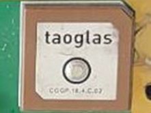 GNSS signal receiver, marked Taoglas CGGP.18.4.C.02