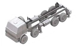 KamAZ-6560 truck chassis — photo