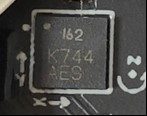 Sensor of angular velocities, marked 162 K744 AES