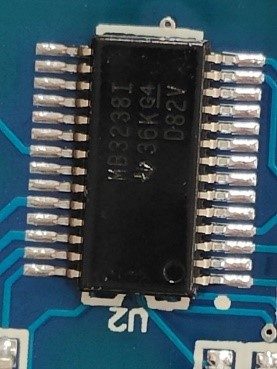 Line driver/receiver with ESR protection, marked MB3238I 36KG4 D82V