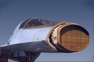 Compact airborne radar station with passive phased array antenna Sh-141-02 — photo