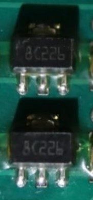 Transistor, marked BC226