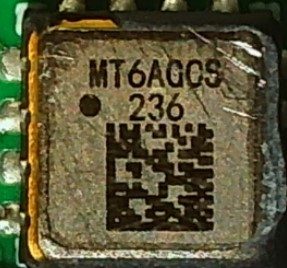 MMG (MEMS) Gyroscope, marked MT6AGCS