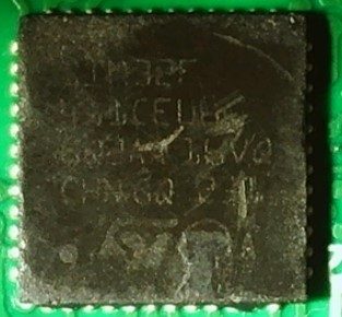 Microcontroller, marked STM32F411CE