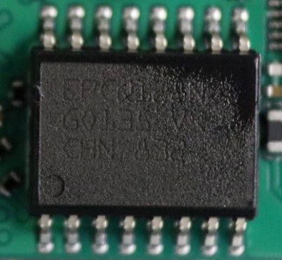 Non-volatile memory, marked EPCQ