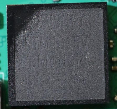 LINEAR Low-voltage DC/DC converter, marked LTM4615V