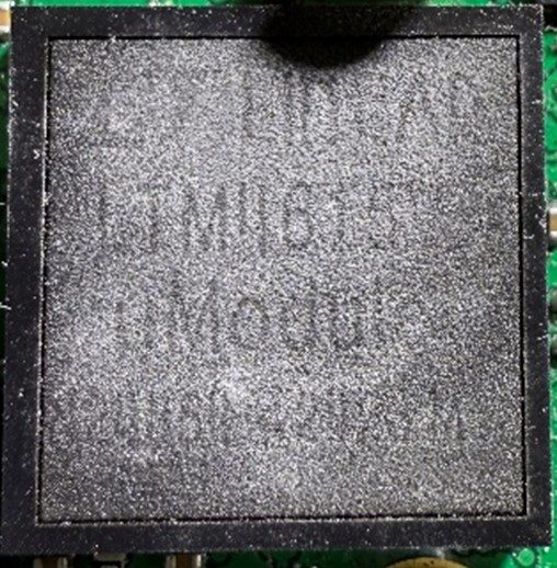 DC/DC converter, marked LINEAR LTM4615 Umodule N24354 2425M